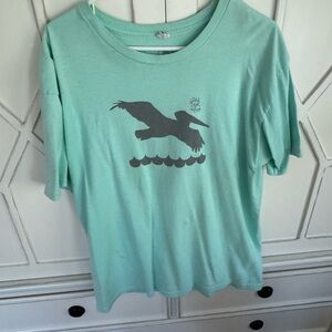 Calif State of Mind Light Green Mint Graphic Tee